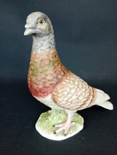 Vintage 1970 W.Goebel Carrier Pigeon CV119 Brown Feathers and Green Detailing