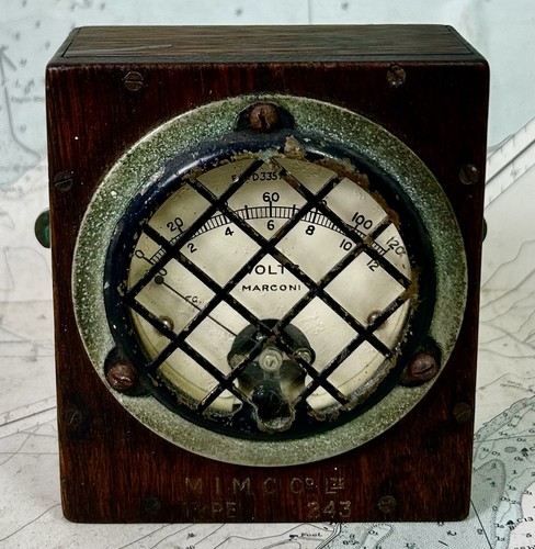 Vintage marconi maritime radio - vintage,