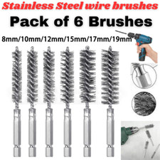 6 X Stainless Steel Wire Brush