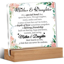 Mother and Daughter Gift for Mum From Daughter Mam Mom  Birthday Xmas present UK