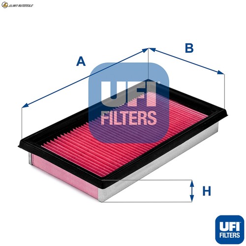 Air filter 362 for - filter, 30.362.00