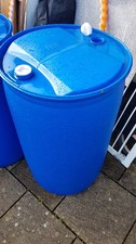 200 205 L 45 Gallon Plastic Blue Drum Barrel Container Storage Butt Water tank