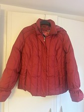 Red Puffer Per Una Jacket