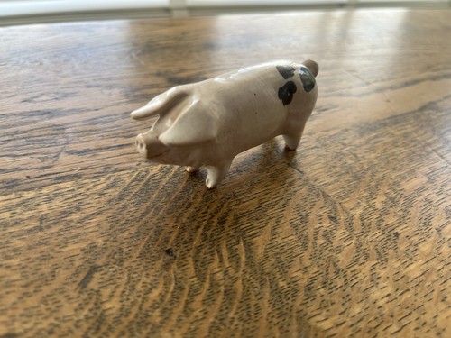 Vintage pig handmade ornament - pig,