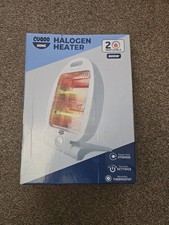 800W Halogen Heater -Instant Heat With Two Settings 2 Bars Quartz, Energy Saving