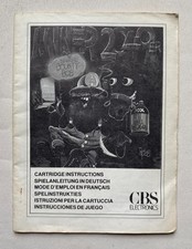 ColecoVision - MINER 2049er - UK/Europe Instruction Manual. CBS Electronics.