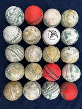 20 White Pink Cricket Balls - Mens 5.5oz 156 grams - Kookaburra - Mix Batch Used