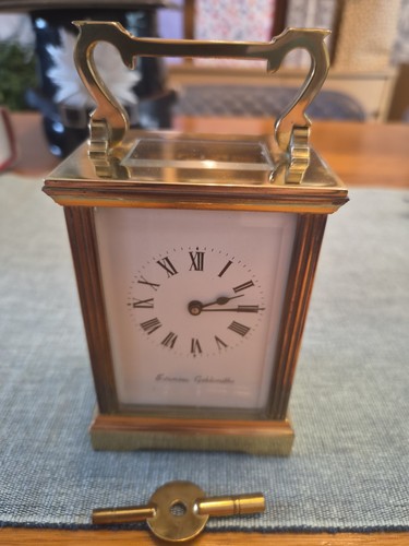 Brass carriage clock - carriage,