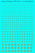 METALLIC GOLD  STARS, WATER