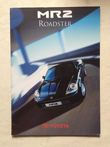Toyota mr2 roadster leaflet - toyota,