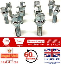 10 x M12 x 1.25 26mm thread