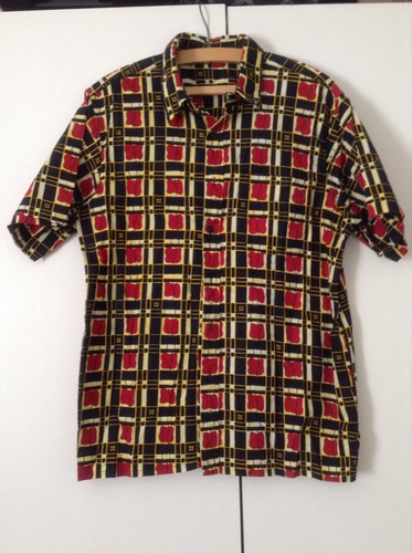 Men bright geometric batik - men’s,