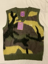 Corteiz Mohair Knit Vest Gutta