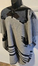 Mexican Tribal Poncho Blanket Eagle NWOT 39 Wide