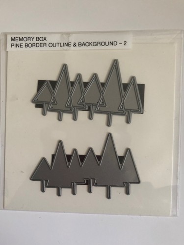 Memory box pine border - memory,