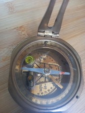 Vintage Brass Stanley London Nautical Natural Sine Compass