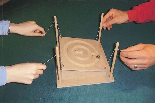 Ball bearing maze game - bearing, plan
