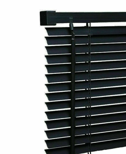 Pvc black venetian - pvc, blinds