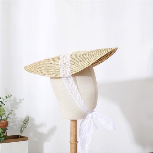 French straw bonnet - french, cap