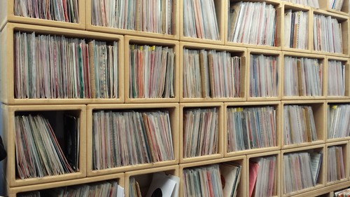 45rpm vinyl record storage - vinyl,