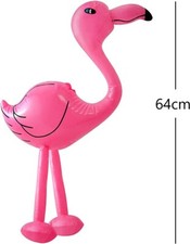 64cm INFLATABLE FLAMINGO Blow