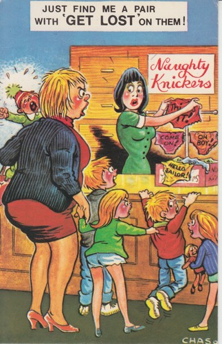 Vintage saucy seaside bamforth - saucy,