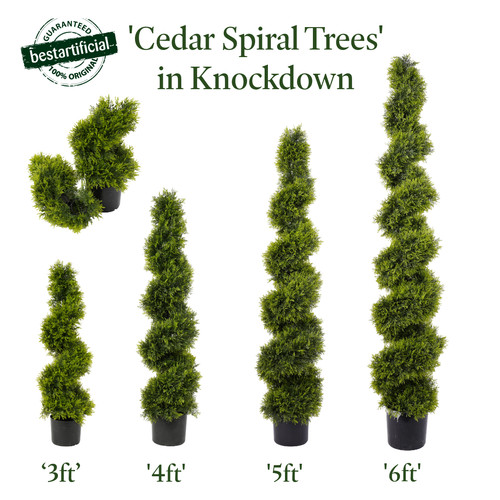 Best artificial cedar - artificial, spiral