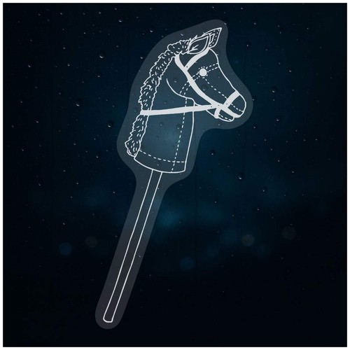 Hobby horse static window - horse',