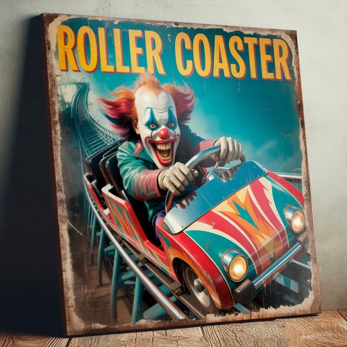 Roller coaster fun - fair, ride