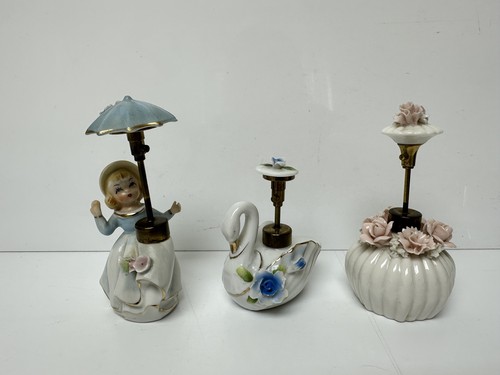 Vintage porcelain atomizer - porcelain,