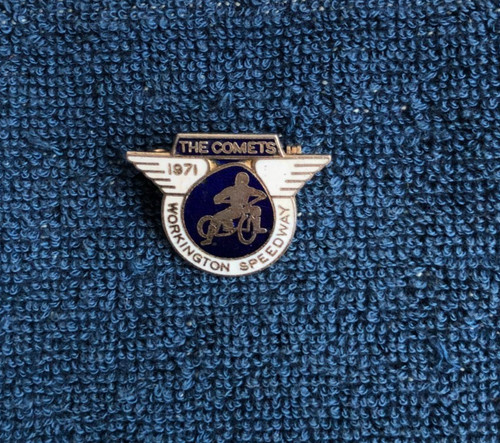 Speedway badge workington - badge,