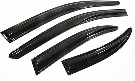 Wavy jdm window visor - window, rain