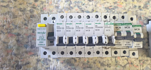Mixed brands din rail mcb - brands,