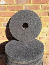 Floor Cleaning Pads 17" - 431mm Black coarse stripping pad - Pack of 16