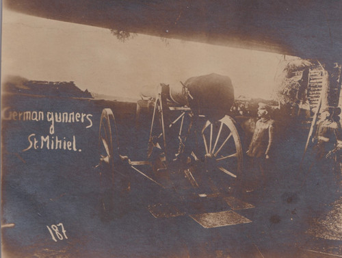 Ww1 german gun crew photo - german,
