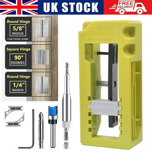 Door hinge routing - routing, jig