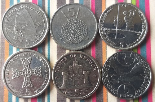 Isle man lot 6 - man-, 5p