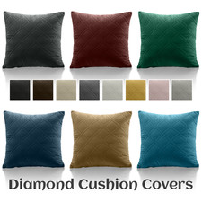 Velvet Cushion Cover Quilted