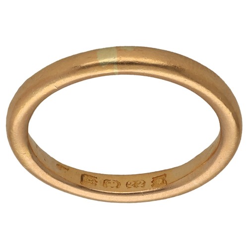 22ct gold ring - gold, 5.18g
