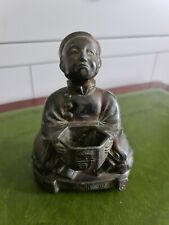 Antique Vintage Chinese Japanese Inscense Burner Cast Iron Metal Mould 