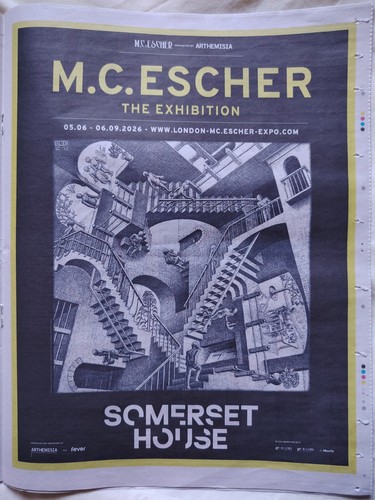 Escher the exhibition 2026 - m.c.escher,
