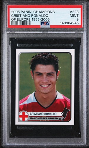 2005 panini cristiano ronaldo - panini,