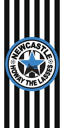 Newcastle fan beach towel - beach,