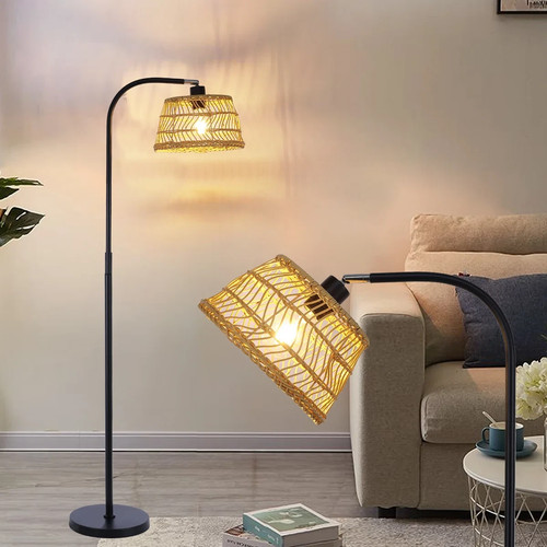 Alexcya black rattan - rattan, arched