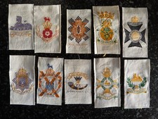 10 SILK CIGARETTE CARDS - E &