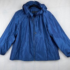Zara Woman Blue Hooded