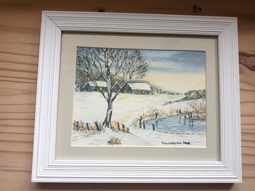 Framed original watercolour