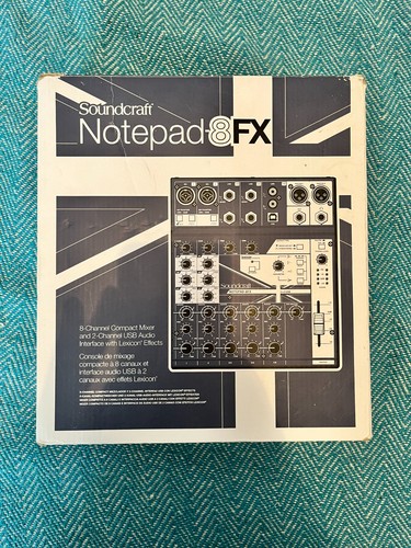 Soundcraft notepad 8fx - notepad,