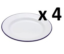 Set 26cm white enamel - set, 4