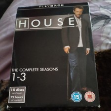 House - Complete Seasons 1-3 - Hugh Laurie  (Box Set) (DVD, 2007) TV Series